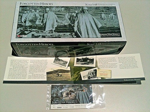 Corgi Bell H-13 Sioux US Army M.A.S.H Helicopter Korea 1951 Die-cast 1:48 Scale - Picture 12 of 12