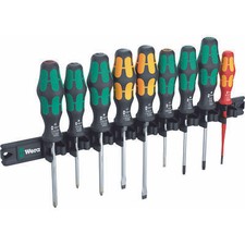 Wera 9650 Screwdriver Set With Magnetic Rail Wera 9650 Screwdriver Set With Magnetic Rail