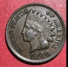 1900 US Indian Head Cent! XF! SHARP! Old US Coin!