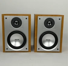 Philips Bookshelf Speakers FWB-MC50/17 6 Ohm Pair Tested, rich and crisp sound