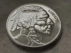 1 oz Silver Buffalo Round .999 Fine Silver Indian Head Design Bullion Coin