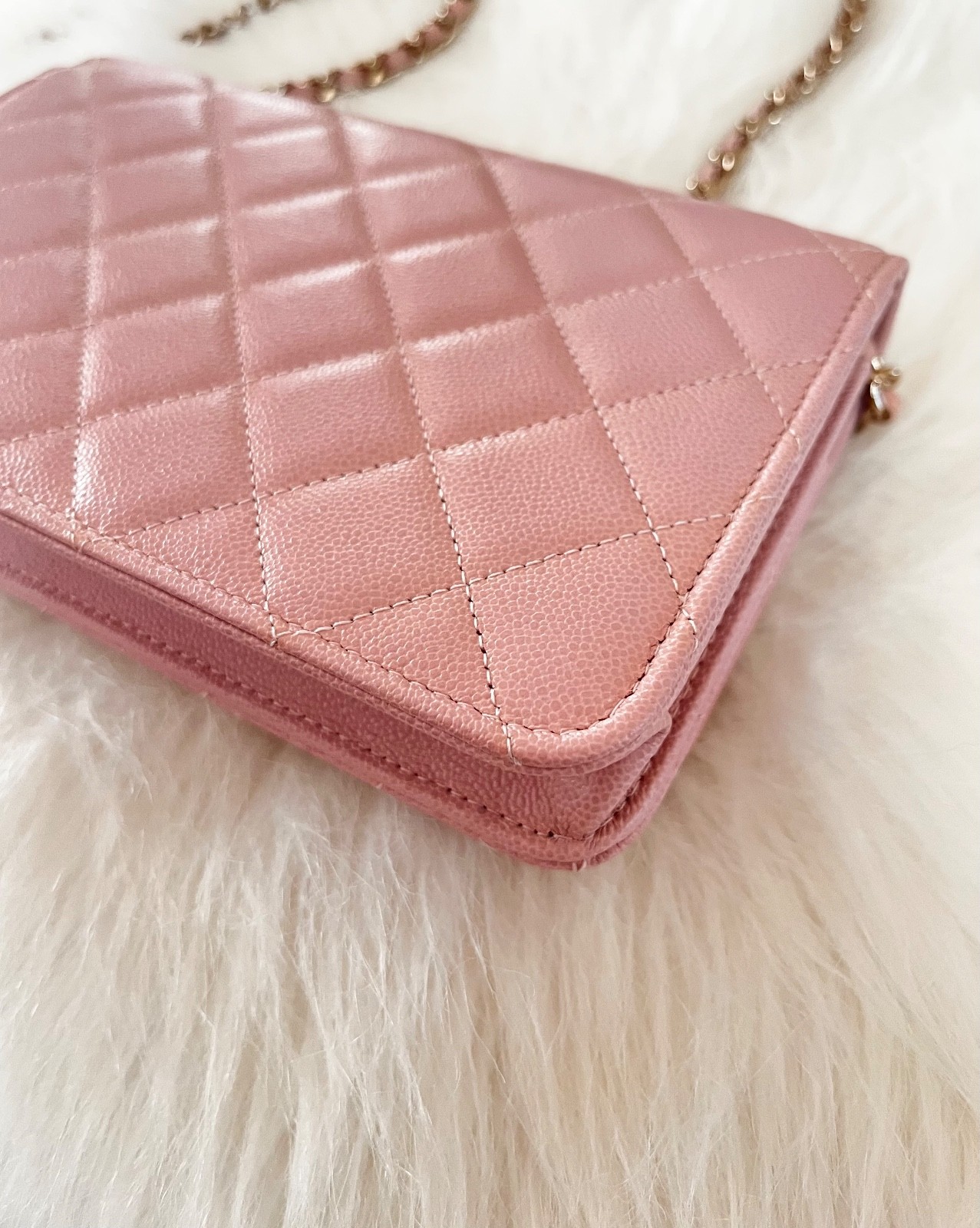 Chanel 22B Pink WOC Wallet on Chain Bag NWT 💗 thumbnail 4