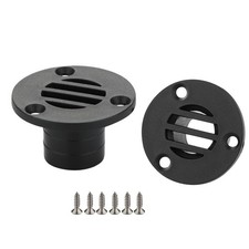 VTurboWay 2 Pcs Nylon 45 x 26mm Boat Floor Deck Drain Fit for Yacht Kayak Dec...