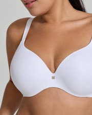 NWT Honeylove CloudEmbrace Cloudwire Bra Size 36DD E - Astral White