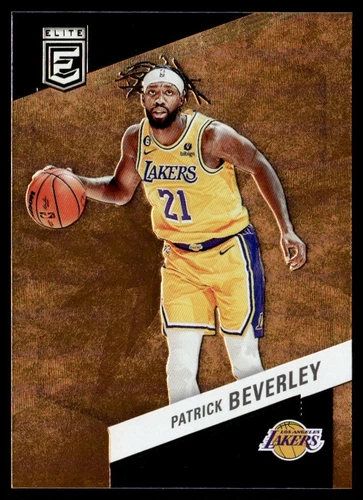 2022-23 Donruss Elite Orange Parallel Patrick Beverley Los Angeles Lakers #109