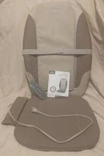 HoMedics Dual Shiatsu Massage Cushion w/Heat & 3 Massage Zones~MODEL MCS370H