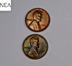 1944+1953 Lincoln Wheat Penny Cent Set/Lot ~ Gem BU Toned ~ ZWL70