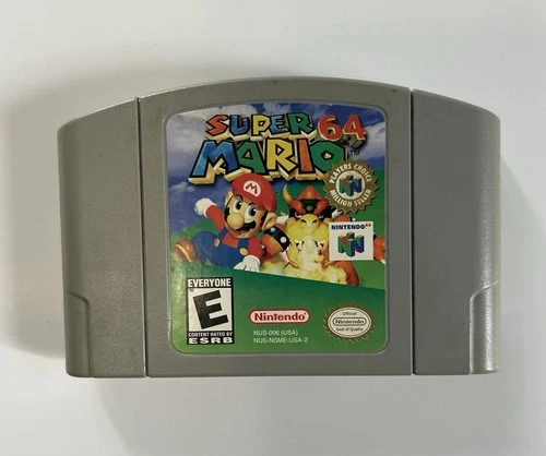 Nintendo Super Mario 64 Nintendo 64 1996 Nintendo 64 Game Pak E NTSC-U/C