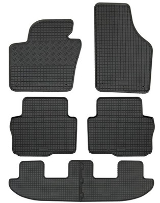 Gummi Fußmatten für VW Sharan II 7N ab 2010- Passform Gummimatten Matten 6-tlg