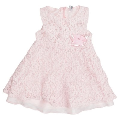 Vogue Fashion, Kleid, Größe: 100, Pink, Baumwolle, Blumen, Spitze, Mädchen #pvL