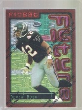 1996 Finest Future w/peel Devin Bush #146 - Atlanta Falcons