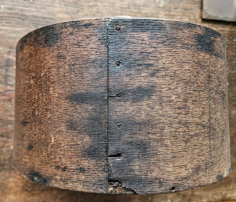 Antique Vintage Bentwood Pantry Box Maine Barn 9 1/2" X 5 1/4" - Image 4 of 4