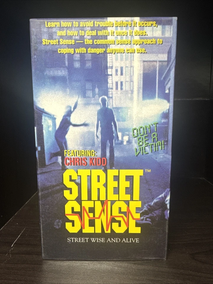 Street Sense (VHS, 1995) Chris Kidd Street Wise and Alive With Training Booklet - Image 2 of 4