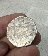 Rare London Olympic 2012 50p Coin - Aquatics / Swimming - issue 2011