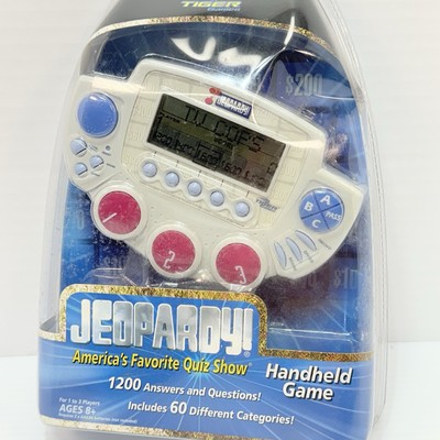 2002 Tiger Games Hasbro Jeopardy! Electronic Hand-Held LCD Game Brand NEW Sealed