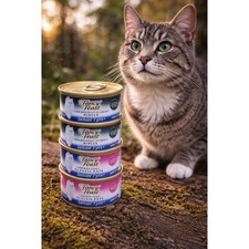 Fancy Feast Senior 7+ Gourmet Pate Wet Cat Food 3oz Cans Lot of 5