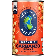 Westbrae Natural Organic Garbanzo Beans Low Sodium 25 Oz