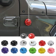 Door Side Antenna Base Cover Trim Accessories For Jeep Wrangler JK JL JT 2007-23