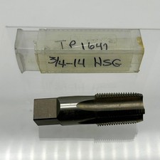 GWS Tool 16526 Plug Tap BSPT Taper Mod Whit 3/4inch-14 HSG 5 Flutes 1ct
