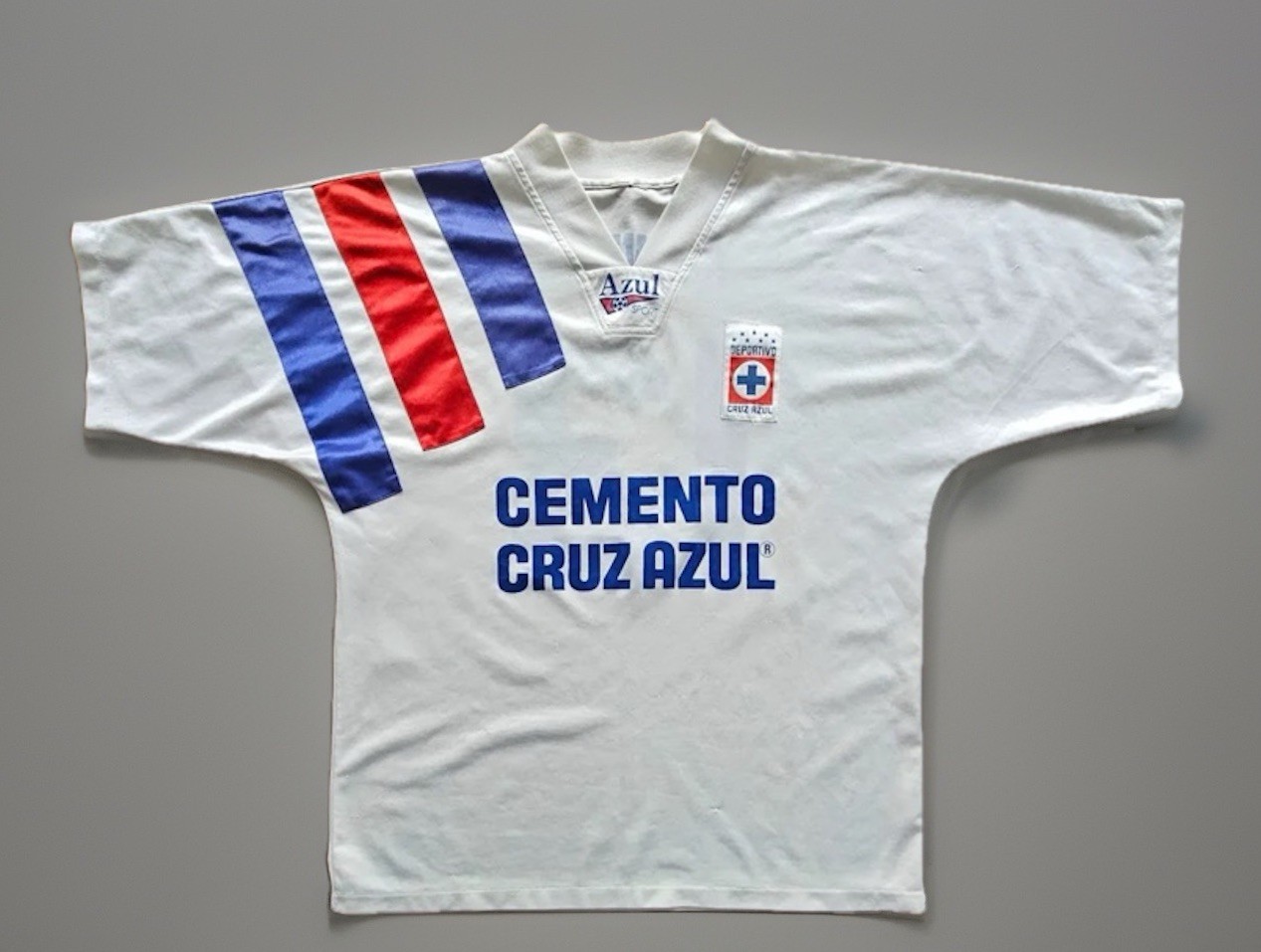 Cruz Azul Men's Soccer Jersey Cemento Cruz Azul Sport Rare LARGE | eBay