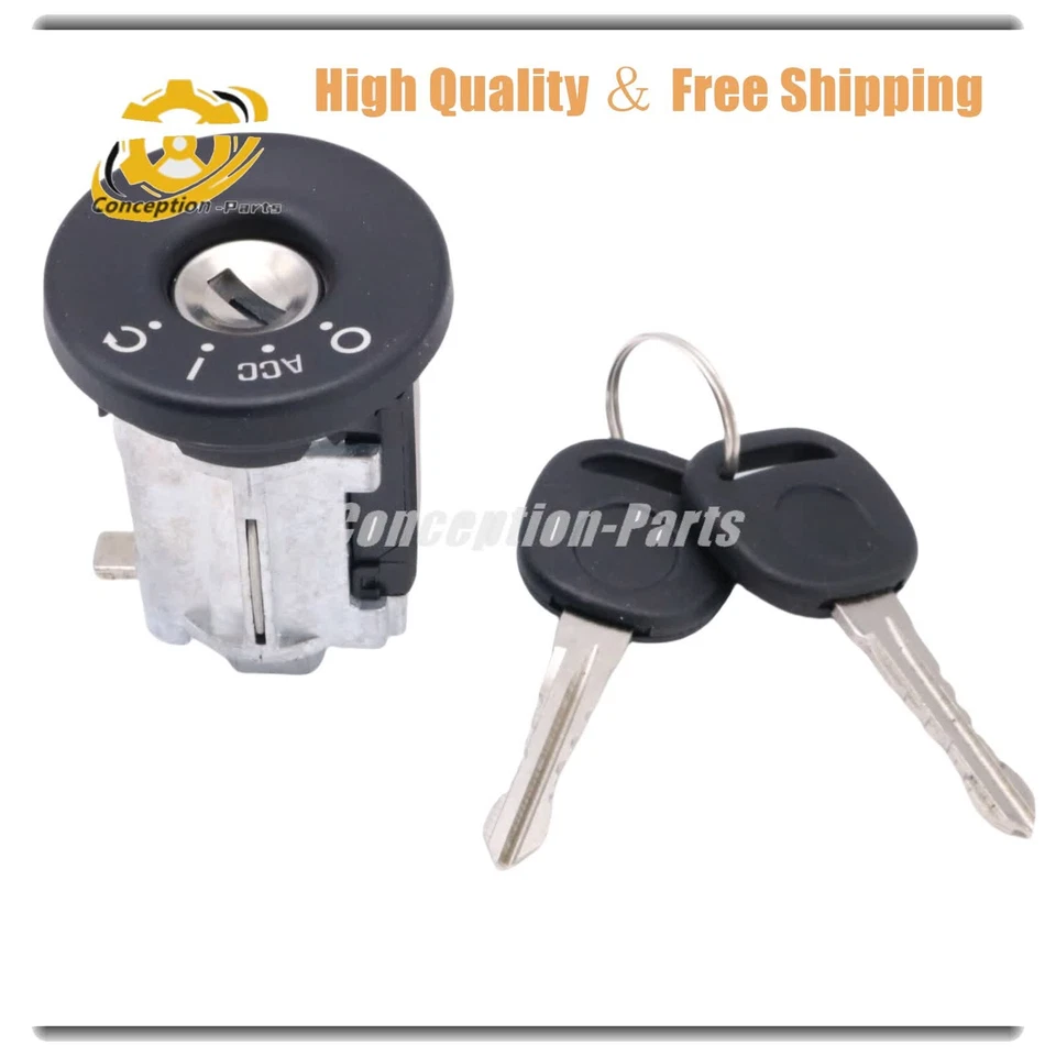 1Set Ignition Lock Cylinder W/2 Keys For Pontiac Grand Prix Base GT GTP GXP 5.3L Foto 2 de 4