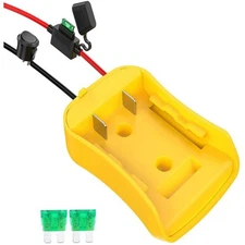 1x Power Wheels Adapter Connector For DeWalt 18V/20V Max Holder Dock DIY Battery