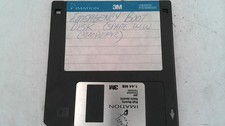 IMATION 3.5 FLOPPY DISK EMERGENCY BOOT DISK