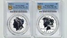2025-S $1 Reverse Proof Morgan Peace Silver Dollar 2 Coin Set PR69 PCGS 58410734