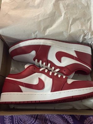 Size 12 - Nike Air Jordan 1 Low Gym Red DS 553558 611 ships fast 2020