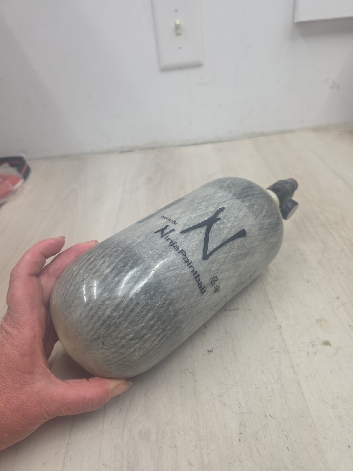large paintball HPA air tank No Hydro Dated 3/15 Parts Tank
