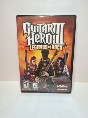 Guitar Hero III: Legends of Rock (PC, 2007) Game Only