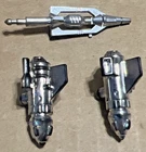 Transformers G1 Ravage Mini Cassette Heat Seeking Missiles Set Of 2 1984 Hasbro
