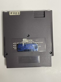 Galaga Cartridge with Permastruct & PowerLine NES Nintendo Rental Case