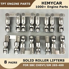 RACING RETROFIT SOLID ROLLER LIFTERS TAPPETS FOR SBC CHEVY/GM 265-400 LINK BAR