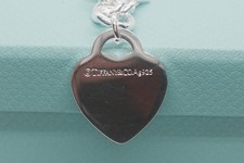 NewTllFANYCoSterling Silver Jewelry Heart Tag bule Bracelet - Image 2