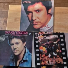 Shakin’ Stevens - 3xLP Vinyl Bundle - Greatest Hits - Lipstick Powder - VG+/VG