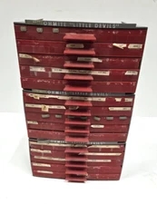 Ohmite "Little Devils"  3 - 5 Tray organizer with resistors