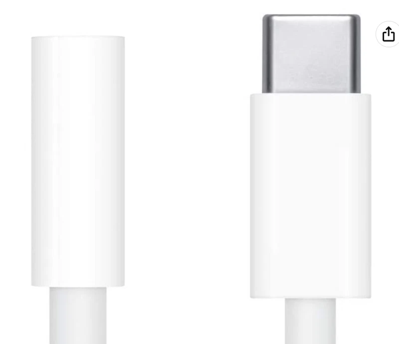 Apple Lightning to 3.5 mm Headphone Jack Adapter 