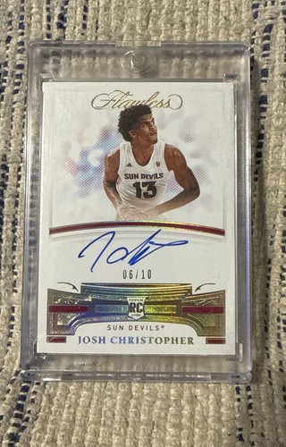 2021 Panini Flawless Josh Christopher Autograph /10