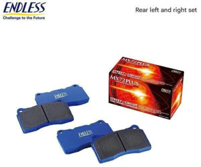 ENDLESS OEM MX72 PLUS BRAKE PADS REAR For HONDA CIVIC TYPE R FK8 FK7 MX72P-EP524
