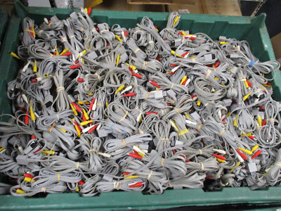 Nintendo Wii AV Cable OEM Audio/Video, Pick Your Quantity: 1, 5, 20, 50, 100