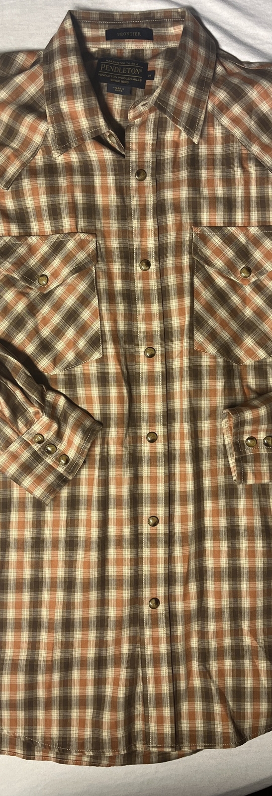 Pendleton Frontier Snap Button Shirt Double Breas… - image 3