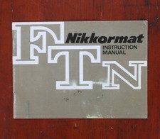 NIKON NIKKORMAT FTN INSTRUCTION MANUAL/174926