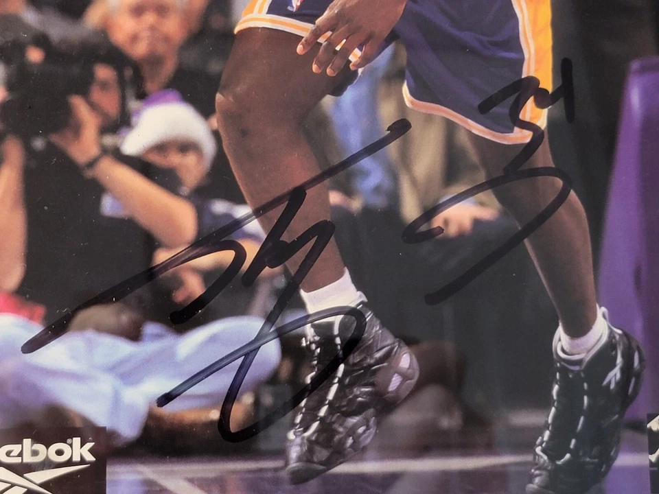 Placa FIRMADA Shaquille O'Neal ¡Con Bono Gratis! ¡Vea la descripción a continuación! Foto 2 de 4