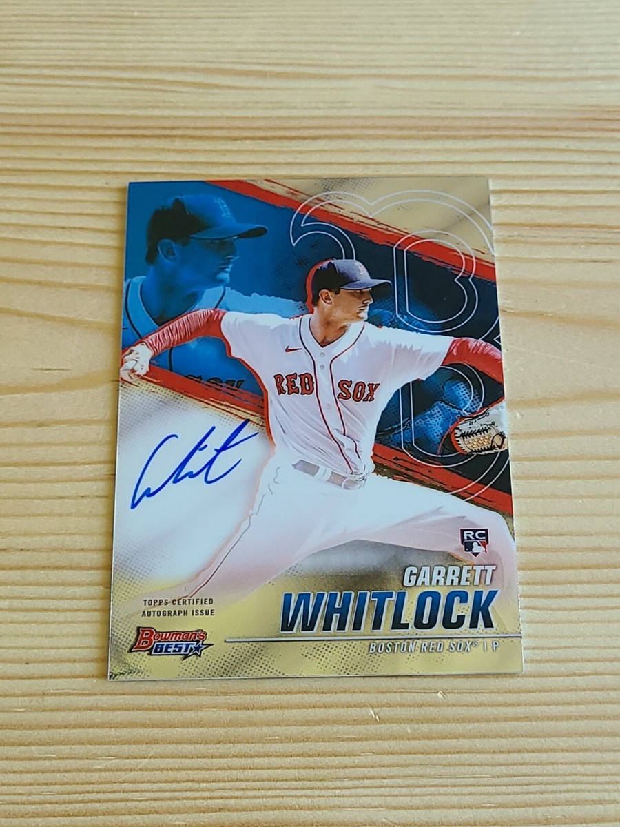 bowman Garrett whitlock auto 現　red sox Garrett Whitlock 2021 Topps Bowmans Best Rookie Auto Red Sox