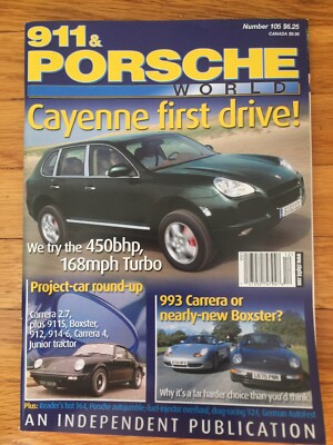 911 & Porsche World magazine #105 DECEMBER 2002 Very Good
