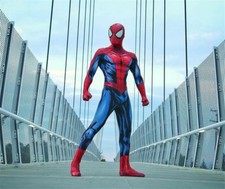Ultimate Spiderman Costume Jumpsuit Spider-man Cosplay Zentai Halloween Adult