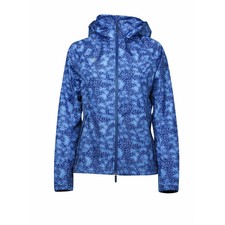Dublin Cortina Womens Waterproof Jacket - Blueberry Navy Print