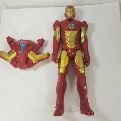 MARVEL AVENGERS TITAN HERO SERIES ''IRON MAN'' 12'' FIGURE with Backpack Thrusters