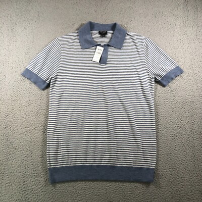 Todd Snyder Shirt Adult M Sky Blue Montauk Stripe Premium